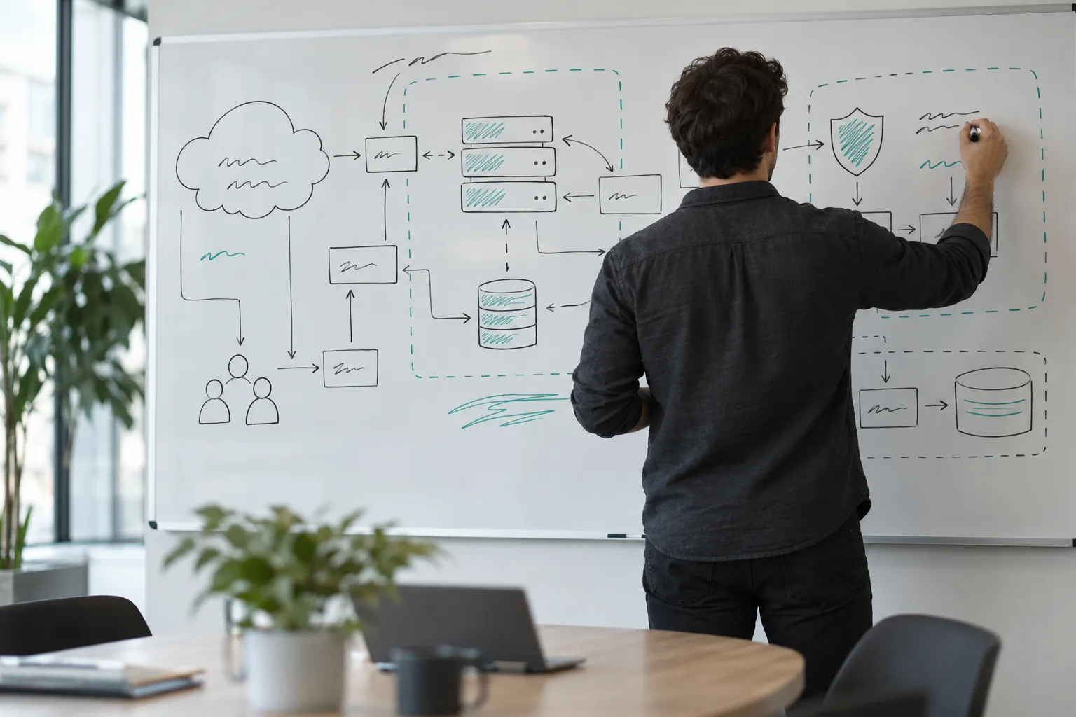 Whiteboard threat model